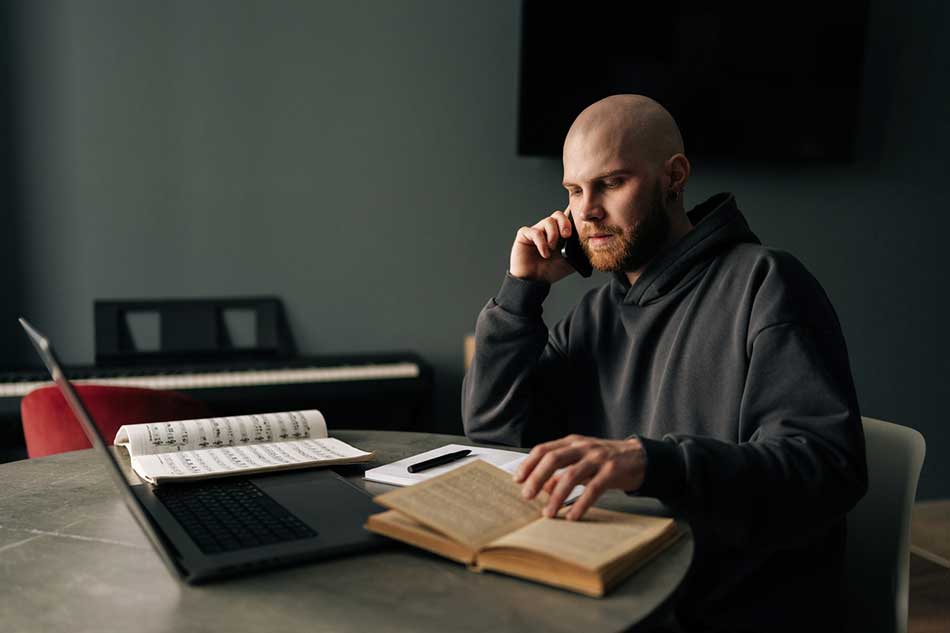 accounts for musicians writing music