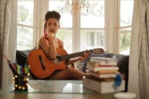 accounts for musicians lady with guitar